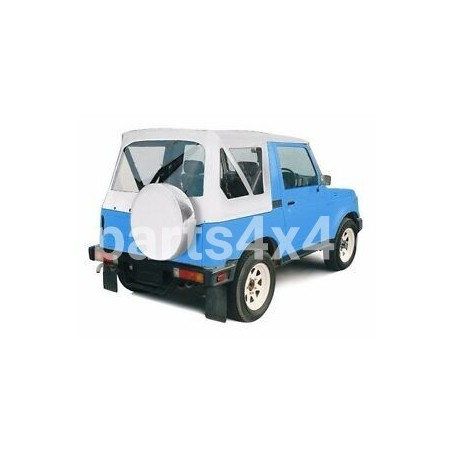 Soft top Suzuki Samurai in White